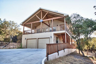 Inspiration for a timeless exterior home remodel in Austin