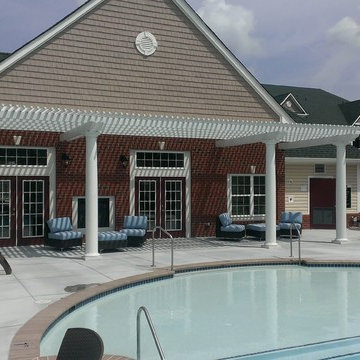 Apartment Complex Pergola