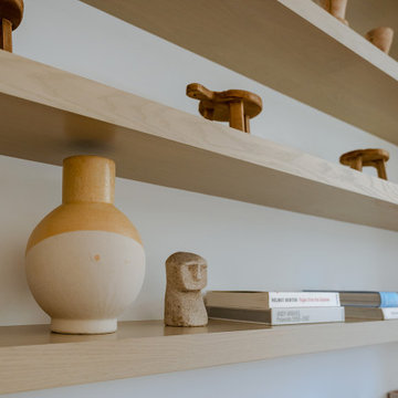 Round Meadow - Built-In Entertainment Center Details
