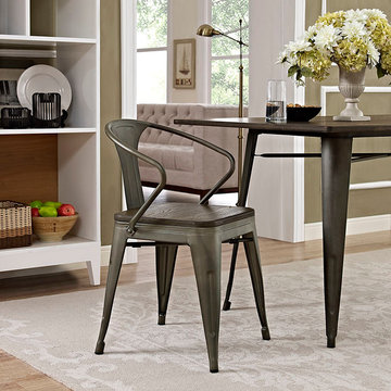 Promenade Arm Chair-Brown
