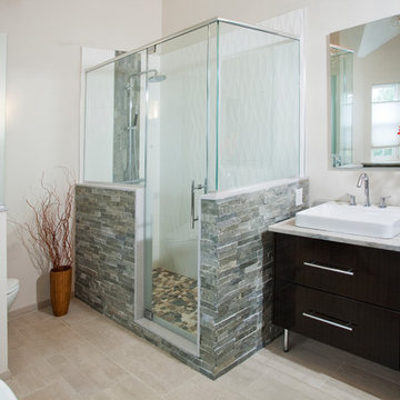 Modern Eclectic Master Bathroom- North Wales, PA