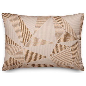 Triangle Speckle 14x20 Spun Poly Pillow