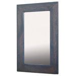 Fox Hollow Furnishings - 14x24 Fox Hollow Furnishings Mirrored Medicine Cabinet, Gray - We believe the Fox Hollow Furnishings Mirrored Medicine Cabinet is the nicest recessed medicine cabinet available anywhere today. It features the look of an upscale framed mirror, is handmade from real wood, and sits closer to the wall than any other medicine cabinet we've ever seen. Our unique design also allows you easy access to the mirror so you can remove it for thorough cleaning or replace it, should anything ever happen to it -- without having to replace the entire cabinet.
