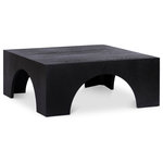 Meridian Furniture - Arch Coffee Table, Black - Add form and function to your decor with this stylish black Arch coffee table. A timeless piece for your living room or den, this coffee table is made from solid oak wood to give it durable appeal and sturdiness that lasts and lasts, even in the busiest of homes. The modern black finish instantly draws the eye and adds a contemporary touch to your room. Sized just right for use with a sofa or sectional, this table is a versatile option for your space.