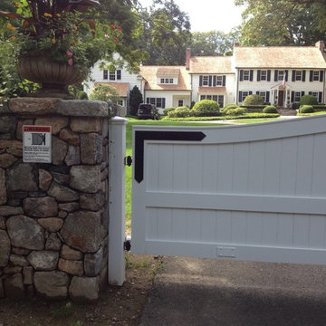 Custom Cedar Driveway Gate