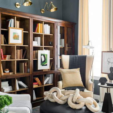 Bright and Cozy Library