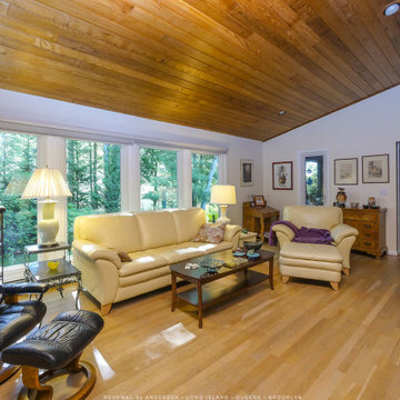 New Windows in Gorgeous Living Room - Renewal by Andersen Long Island, Queens &