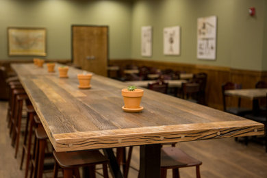 Mountain style dining room photo in Indianapolis