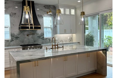 Inspiration for a modern home design remodel in San Diego