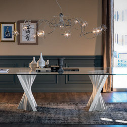 Plisset Modern Dining Table by Cattelan Italia - $4,791.00 - Dining Tables