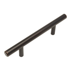 Cosmas - Cosmas 404-96ORB Oil Rubbed Bronze Slim Line Euro Style Cabinet Pull, Set of 25 - Cabinet And Drawer Handle Pulls