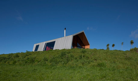 An Inspired Origami-Style House in Rural New Zealand