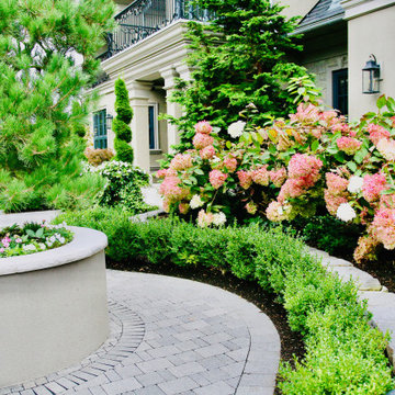 Estate style landscape design/build in South Surrey, Canada