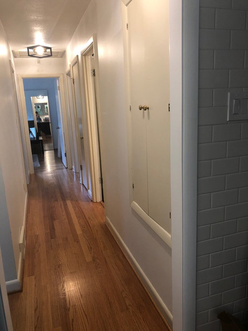 Narrow Hallway With Barn Doors, Hallway Sliding Door