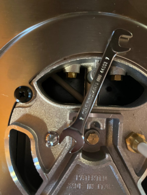 How to get out stuck perpendicular LG orifice for an LP swap