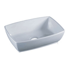 50 Most Por Porcelain Bathroom Sinks For 2018 Houzz Vanity Tub Porcelain Rectangular Vessel Sink White Bathroom