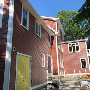 Brookline Ma James Hardie with PVC Azek Trim Package