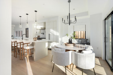 Inspiration for a transitional dining room remodel in Vancouver