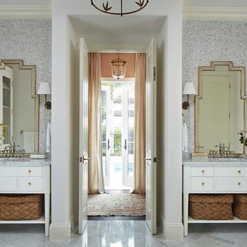 Naples Florida Vacation Home Master Bath Vanities