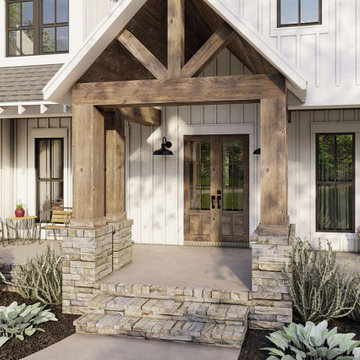 Modern Farmhouse Plan 041-00243 (Exclusive)