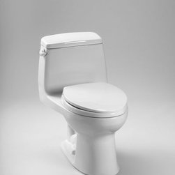 Toto Eco UltraMax Elongated One Piece Toilet With SanaGloss 1.6 GPF MS854114SG - Toilets