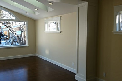 Bedroom - modern bedroom idea in Calgary