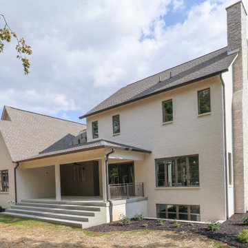 Formal Two-Story Nestled in the Woods