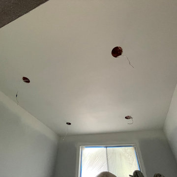 Condo Facelift, paint, smooth ceiling, can lights