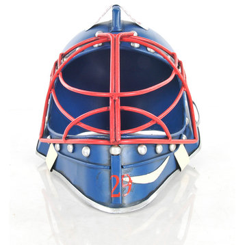 Baseball Helmet  Handcrafted metal Decor