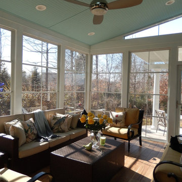 All Season Porch in Stokesdale NC Using Eze Breeze Windows