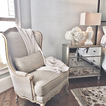 Updated shabby chic master suite