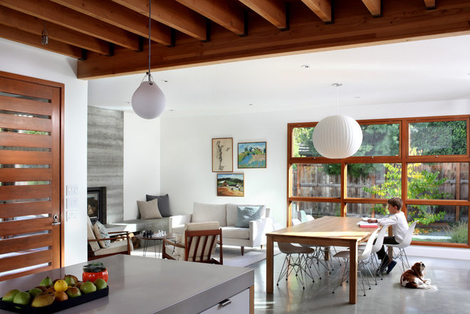 Contemporary Family Room by Arcanum Architecture