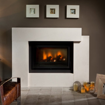 Hand Carved Stone fireplace mantels