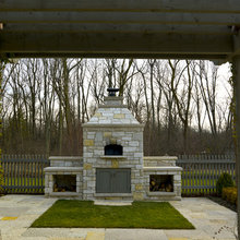 outside fireplace