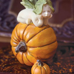 Sleeping Sprites Pumpkin Fairy - Decorative Objects And Figurines