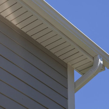 Terrific Taupe! A home with James Hardie Monterey Taupe siding & GAF roof