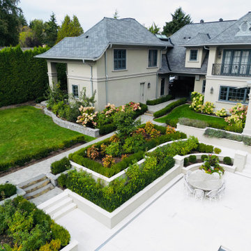 Estate style landscape design/build in South Surrey, Canada