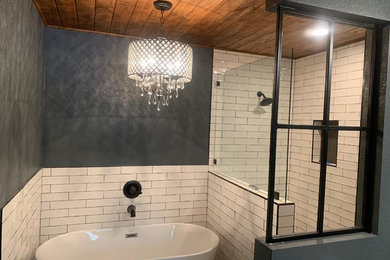 Elegant bathroom photo in Austin