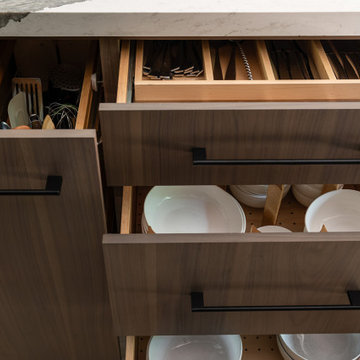 Contemporary Kitchen with Scullery