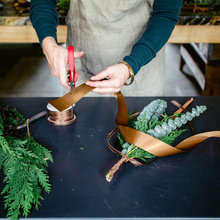 Hazlo tú mismo: Un ramillete de hierbas aromáticas muy navideño
