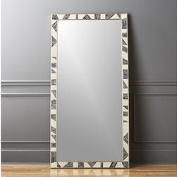 Grace Bone Inlay Floor Mirror 36"X72" | CB2 - Mirrors