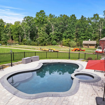Freeform Pool in Bolton, CT