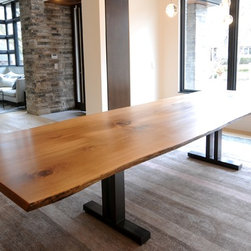 White Oak + Gunmetal Dining Table - Products