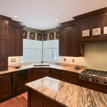 Malvern, PA Dark Cherry Kitchen Remodel