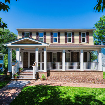 Falls Church Front Porch and Basement Addition