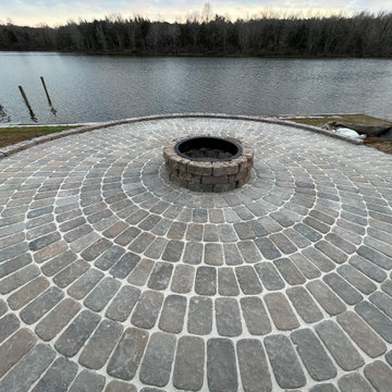 Gorgeous (Large) Lake View Fire Pit and Circular Patio