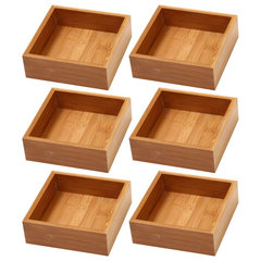 YBM HOME In-Drawer 3-Tier Bamboo Spice Rack Organizer Tray - 15 x