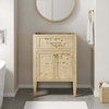 Elysian 24" Wood Bathroom Vanity Cabinet (Sink Basin Not Included) - Burgundy