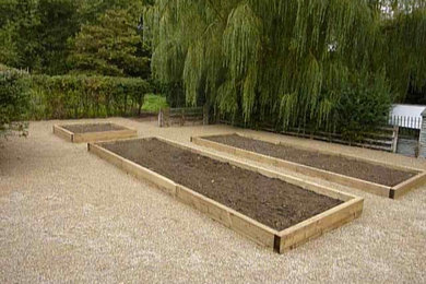 Raised veg beds