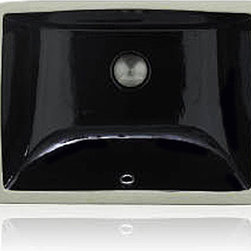 Undermount Square Black Designer Sink - Bathroom Sinks